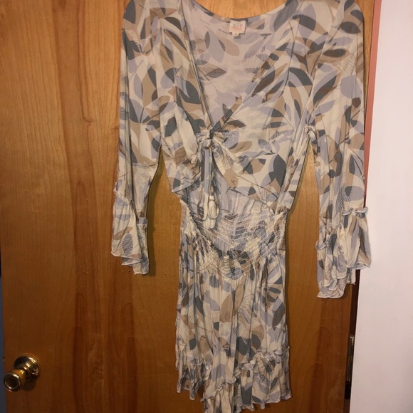 Surf Gypsy Neutral Waves Cut-Out Romper - Picture 4 of 6